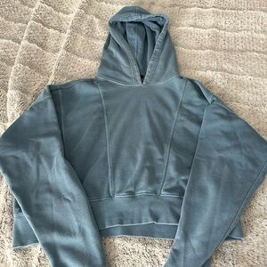 Forever 21 medium blue cropped hoodie